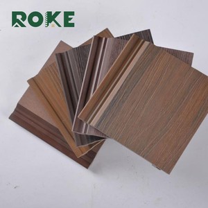 Paneles de Pared de <span class=keywords><strong>Listones</strong></span> WPC, <span class=keywords><strong>Imitación</strong></span> <span class=keywords><strong>Madera</strong></span>, Color Negro 3D, para Decoración de Interiores - Product Image 5
