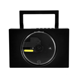 Lecteur CD mural de bureau à double usage, transparent, avec haut-parleur intégré et Bluetooth, pour chambre, salon, décoration intérieure - Product Image 4