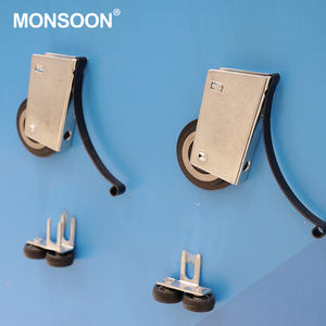 <span class=keywords><strong>Roulettes</strong></span> de porte coulissante en aluminium, accessoire usine <span class=keywords><strong>pour</strong></span> porte coulissante de garde-robe, système de <span class=keywords><strong>Rail</strong></span> de porte - Product Image 6