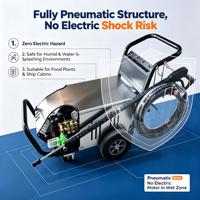 Nettoyeur à pression pour dégraissage de plateformes offshore 2900 PSI 4 GPM, unité à commande pneumatique