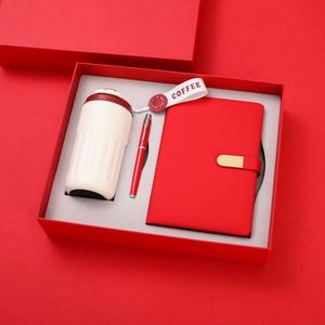 Set de Regalo Promocional de Lujo al por Mayor: Cuaderno de Cuero PU, Bolígrafo, Diario Personalizado, Taza de Café y Paraguas - Product Image 5