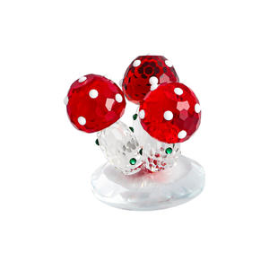 <b>Crystal</b> Figurines Glass Mushroom Vegetable Collectible Table Party Decoration Decoration <b>Ornaments</b> Home Decor - Product Image 1