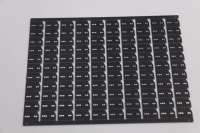 Manufacturer OEM High Density FR-4 PCB 100-Up Panel Black Solder Mask Custom Electronic Circuit Board 1-5 oz Copper 0.6-3.0mm