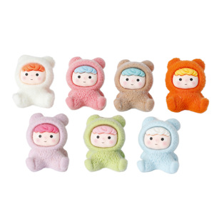 Ornements miniatures 3D en peluche Lanshuo pour porte-clés de voiture - Product Image 4