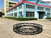 Marco Circular de iluminación, sistema de aluminio, Fondo de exposición al aire libre, gran oferta
