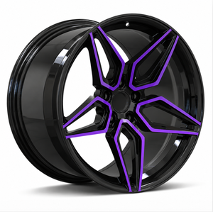Rines 5x114.3 Personalizados de 19 y 20 Pulgadas, Monobloque, Forjados en Aleación de Aluminio, Acabado Bronce Pulido, para 812 Superfast <span class=keywords><strong>Roma</strong></span> Sport - Product Image 1