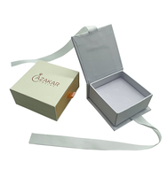 Boîte à bijoux coulissante de luxe personnalisée, emballage cadeau en papier sur mesure pour bague, collier, bracelet, boucles d'oreilles, pendentif