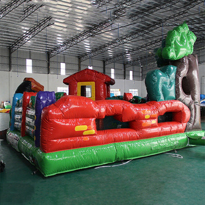 Little Apple Theme Park Imperméable et protecteur du soleil Mini château gonflable Trampoline Slide Combinaison Personnalisation du parc - Product Image 2