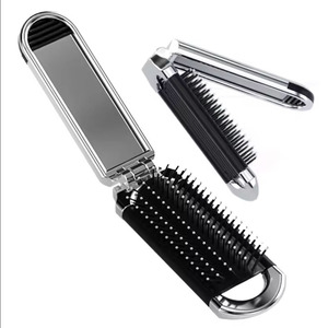 Bán Buôn Có Thể Gập Lại Gương Du Lịch Xách Tay Trọng Lượng Nhẹ Nhỏ Trang Điểm Bàn Chải Tóc Túi Lược - Product Image 5