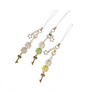 Nouveau Pendentif en Alliage Trèfle à Quatre Feuilles Étoile Clé Gubon pour Sac, Chaîne de Téléphone Portable, Lanière Décorative XC-24A90 - Product Image 1