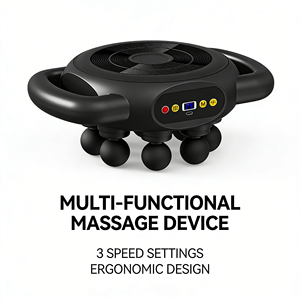 ปืนนวดกล้ามเนื้อแบบให้ความร้อน 8 หัว ปรับความเร็วได้หลายระดับ สำหรับนวดขา คอ และหน้าท้อง - Product Image 3