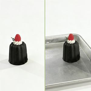 Hojas de menta de plástico, crema de frambuesa, alimentos artificiales ecológicos, accesorios de decoración para fiestas, para panadería y promociones. - Product Image 5