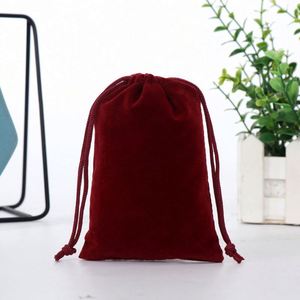 ถุงกำมะหยี่หลากหลายแบบพร้อมส่งขายส่ง ถุงกำมะหยี่สีดำสำหรับเก็บเครื่องประดับ ถุงผ้ารูดปิด ถุงใส่หวี ผลิตจากเจ้อเจียง รุ่นผ้าฟลีซ - Product Image 2