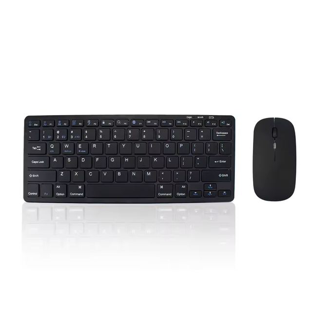 2.4G + BT Wireless Keyboard & Mouse Combo Ultra Thin Silent Keyboard & Mouse Combo Set for Office