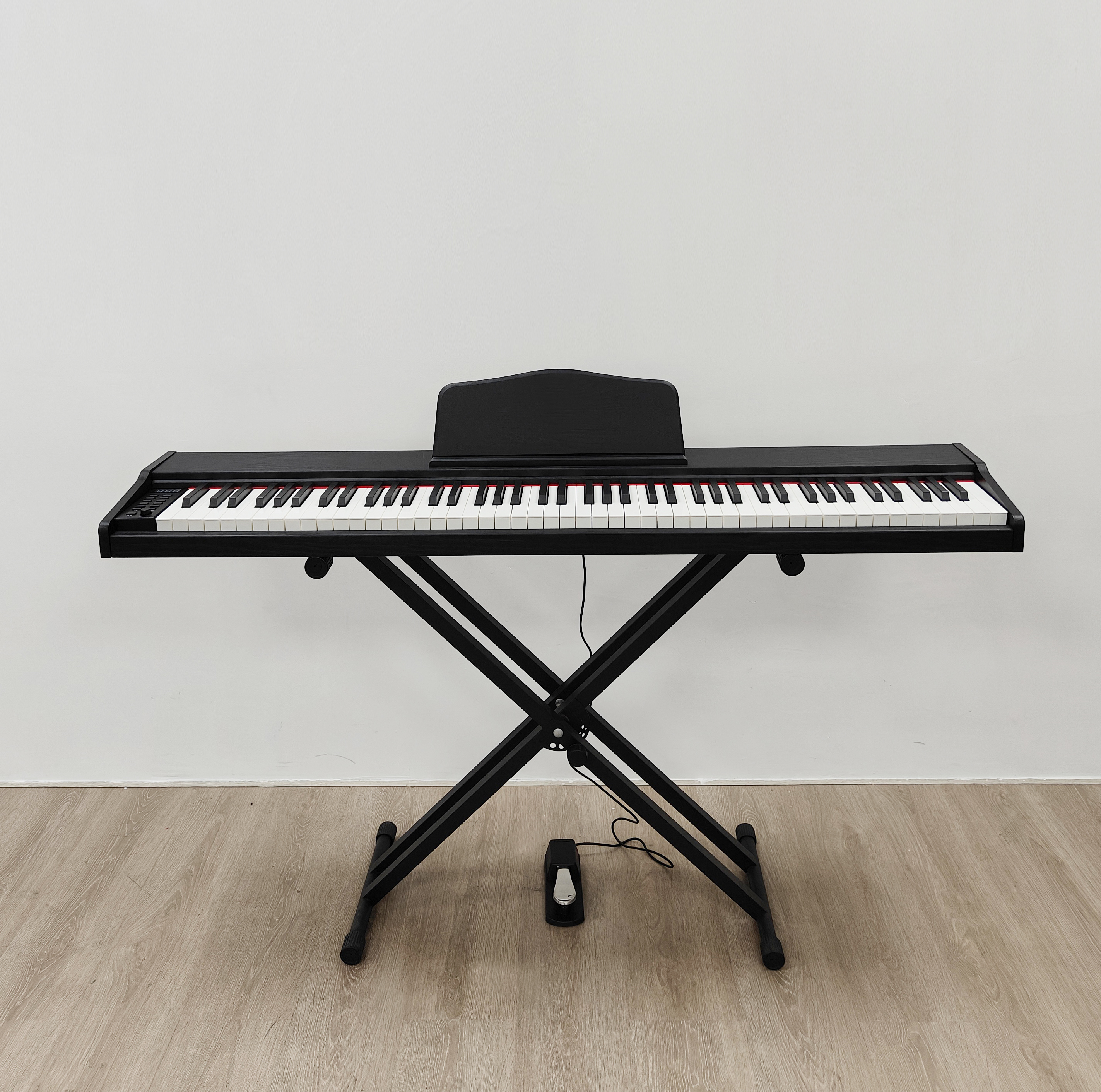 YM-A100L 88-Key Digital Piano – Portable Touch Keyboard with Bluetooth, MIDI, USB & Mic - View 3