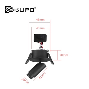 GUPO 2W Projecteur encastré mini orientable et télescopique 24V CRI90, <span class=keywords><strong>Spot</strong></span> réglable rétractable pour vitrine de bijoux - Product Image 4
