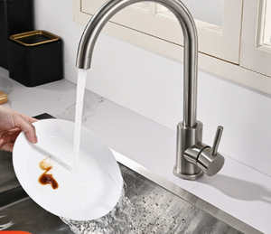 Modern 304 Stainless Steel Kitchen Faucet Pull Down Sprayer <b>Single</b> Handle Sink Mixer <b>Tap</b> - Product Image 6