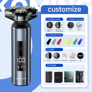 Electric Shaver for Men Triple Blade 3D Magnetic Floating <b>Head</b> Facial Beard Rotary <b>Razor</b> IPX7 Waterproof Household RV - Product Image 4
