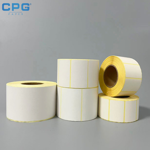 Bulk Pack 3x5 4x6 Inch BPA Free Thermal Sticker Roll Safe for Food Contact Grocery Store Labeling Price Tag Paper - Product Image 1