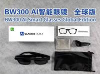 Lunettes Intelligentes BW300 : Traduction IA, Assistant Vocal, Contrôle Musique et Appels, Lunettes de Soleil Sport UV400, Caméra HD Intégrée