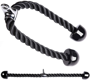 Wholesale Gym Accessory <strong>Extension</strong> Pushdown <strong>Tricep</strong> <strong>Rope</strong> Pulldown Black <strong>Tricep</strong> <strong>Rope</strong> - Product Image 4