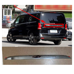 LXRV Accessori Esterni di Alta Qualità in Acciaio Inox Nero/Argento Stile Facelift per Mercedes-Benz Vito W447, Finestrino Posteriore del Portellone - Product Image 3