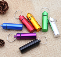 Jeu de bouchons d'oreille porte-clés en alliage d'aluminium