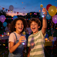 Bouteilles à boisson en PET de 500 ml en forme d'ampoule LED pour la famille, le bar, la plage, les fêtes, les festivals – Fournisseur professionnel de gobelets LED