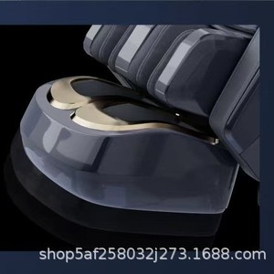 Space Capsule Dual Sl <b>Track</b> Massage Chair Full Body Airbag 4D Robotic Hand Home Use Gray And White - Product Image 4