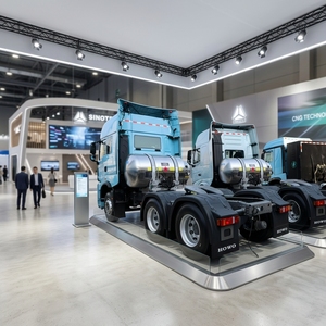 Nuevo Camión Tractor SINOTRUK HOWO TX7-N 6X4 LNG con Motor de 12.5L y 530HP, 12 Velocidades, Cabeza Tractora de Servicio Pesado para Transporte de Contenedores - Product Image 4