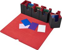 Boîte de rangement pour cartes MIO Wholesale 5 1 400+ avec plateau à dés en cuir PU écologique, résistant à l'eau, portable, Commander TCG CCG