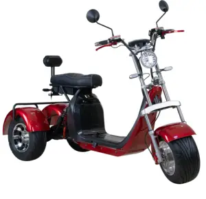Ban Tebal Off Road 2 Kursi Skuter Listrik 3000W untuk Dewasa Motoced Nadle Scooter Kit Acqua Yadea Citycoco Elektrik 5000W