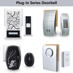 Inicio au EU UK US enchufe timbre de puerta de madera timbre impermeable botón timbre de puerta timbre inalámbrico - Product Image 4