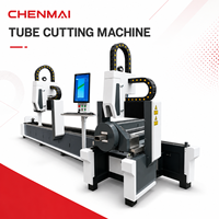 Machine de découpe au laser à fibre Chenmai 1500W du Shandong, haute précision pour divers profilés et tuyaux métalliques