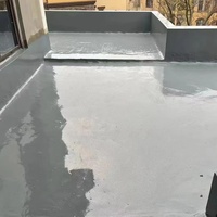 Revêtement imperméable en polyurée transparent à deux composants pour salle de bain, piscine, sol et carrelage