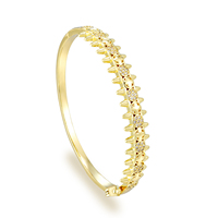 Ensemble de bijoux de mariée plaqué or 18 carats pour femmes boucles d'oreilles en cristal de zircon cubique collier bague en laiton pour cadeau de fête ou de mariage