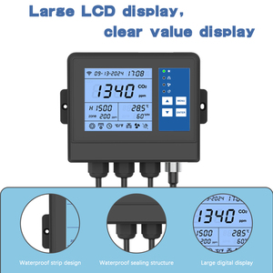 GZAIR 1600Pro Digitale CO2-regelaar - Dubbele regeling inline afzuigventilator LCD-scherm voor industriële kweekruimte binnenkweekkas - Product Image 3