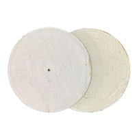Disque de polissage industriel robuste en chanvre, sisal et coton, de 4 à 14 pouces, pour le polissage de l'acier inoxydable et des métaux