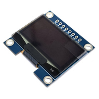 Harga Pabrik Maijing Modul Layar PMOLED 0.96 Inci 128x64 SSD1306 I2C 8Pin Surface Mount 29.42x14.7mm Panel Kecil DIY