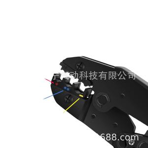 Pinza crimpadora de ingeniería química HS-30J 16 AWG de entrada frontal, herramienta de acero de grado industrial - Product Image 4