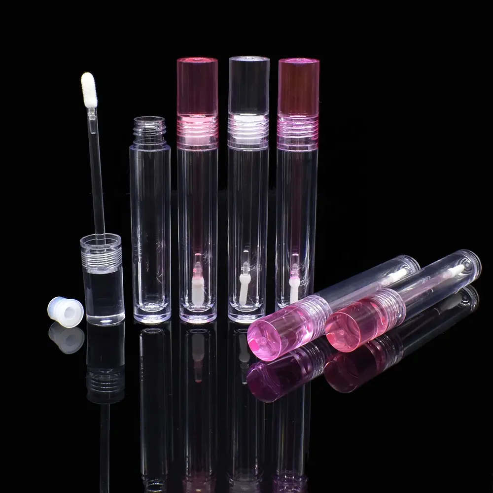 Rỗng 5.5ml nhựa Lipgloss Ống bán buôn ABS mỹ phẩm container bao bì Son môi Ống