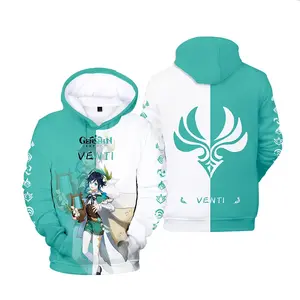 Ecoparty Genshin Impact Albedo 3D Hoodies Thời Trang Mùa Thu Winer Hoodies Áo Nỉ Trẻ Trung Kawaii Phụ Nữ/Nam Giới Trẻ Em Quần Áo