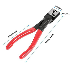 Pince à colliers de serrage <span class=keywords><strong>Clic</strong></span> & <span class=keywords><strong>Clic</strong></span>-R pour soufflets de cardan et conduites de carburant automobiles, réparation automobile, vente en gros OEM - Product Image 2