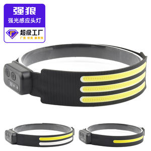 Nuevo Faro Delantero con Sensor COB, LED de Alta Intensidad para Exteriores, Recargable, con Luz Roja para Ciclismo y Running - Product Image 5