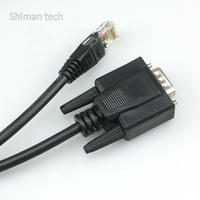 Cable de consola serie RJ45 a DB9 macho