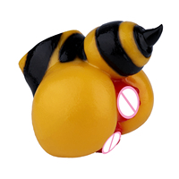 LUUK Masturbateur Masculin Style Fesses d'Abeille, Grande Pochette Vaginale, Double Canal, Demi-Corps, Jouets Sexuels pour Hommes