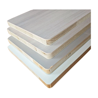 Panneau de bois de paulownia mélaminé écologique moderne de 9 à 18 mm avec colle E1/E2/E0 et couleur personnalisée pour les meubles et les armoires de la maison