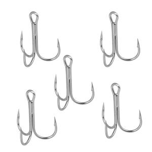 Xinyu Fishing Tackle Triple <b>Hook</b> <b>Black</b> Silver 2 4 6 8 10# Lure Fishing <b>Hooks</b> Metal Barbed Anchor <b>Hook</b> For Cross Border Tackle - Product Image 2