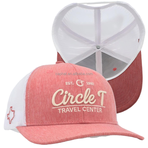 Casquette Trucker Homme Personnalisée OEM, en Maille, Broderie 3D, Logo Patch Cuir, Vierge, Type Baseball Dad Cap, 6 Panneaux, Modèle Richardson 112 - Product Image 2