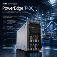 Serveur Tour Rackable PowerEdge T430 2 Processeurs Intel Xeon E5-2620 V4 Solution Entreprise Réseau en Stock
